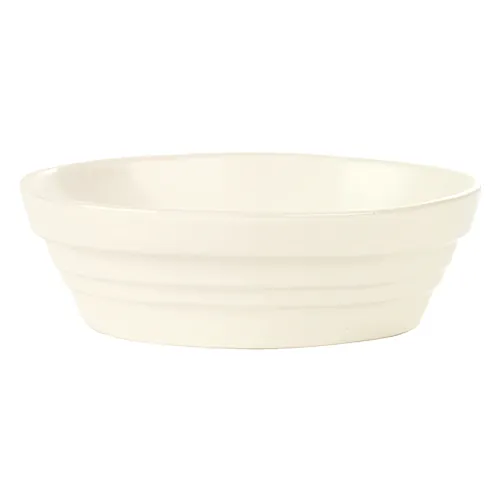 White Oval Baking Dish