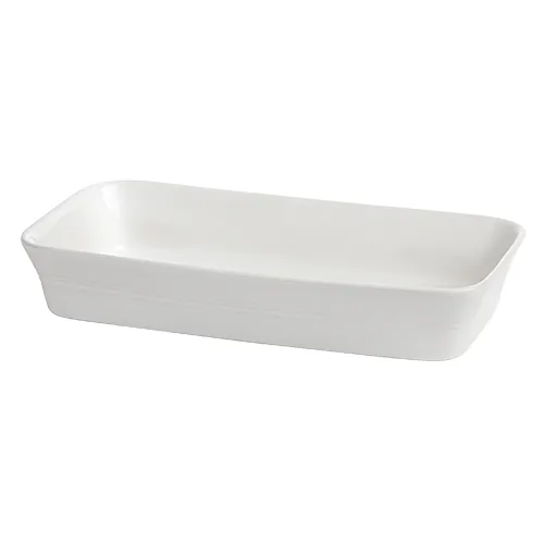 White Rectangular Dish