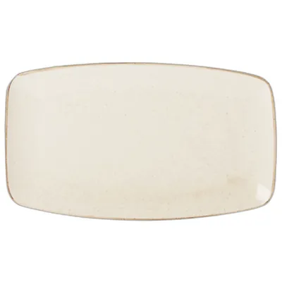 Oatmeal Rectangular Plate view 1