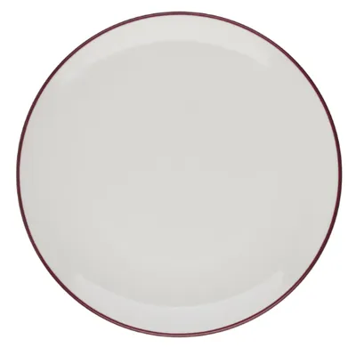 Modest Maroon Coupe Plate view 1
