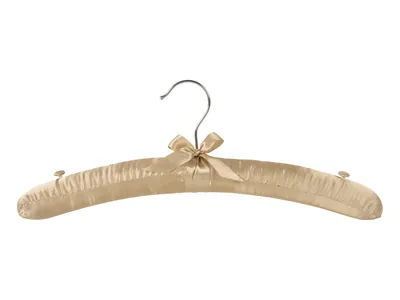 Saltaire Satin Guest Hanger in Champagne view 1
