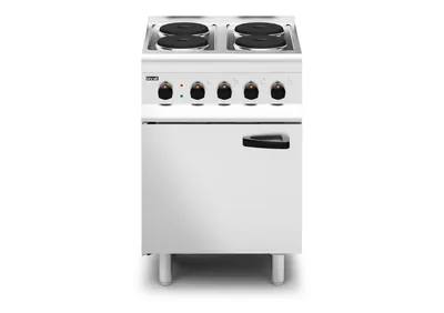 Lincat Silverlink Electric Free-standing Oven Range - Castors at Rear - 4 Plates - W 600 mm - 11.0 kW