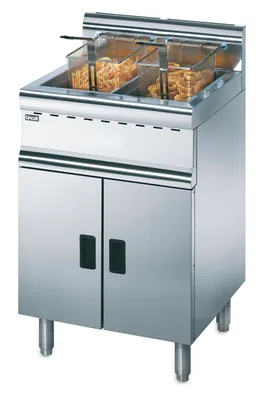 Lincat Silverlink Propane Gas Free-standing Twin Tank Fryer - 2 Baskets - W 600 mm - 24.0 kW